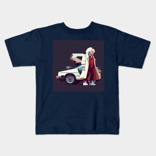Back to the future Doc Brown Kids T-Shirt
